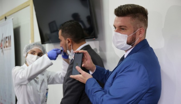 teste covid 3 segundos