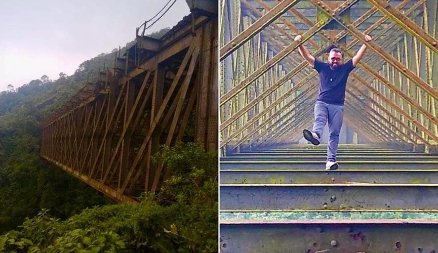 Guia morre ao cair de altura de 50 metros em trilha de Paranapiacaba Guia morre ao cair de altura de 50 metros em trilha de Paranapiacaba