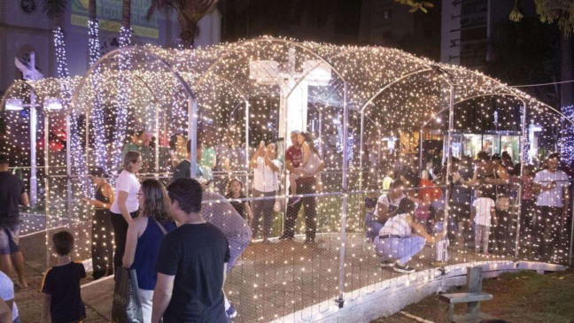 Pessoas no centro de Jundiaí