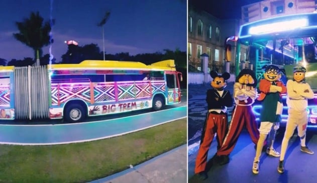 ’Big Trem Super Star’ faz sucesso nos bairros de Jundiaí