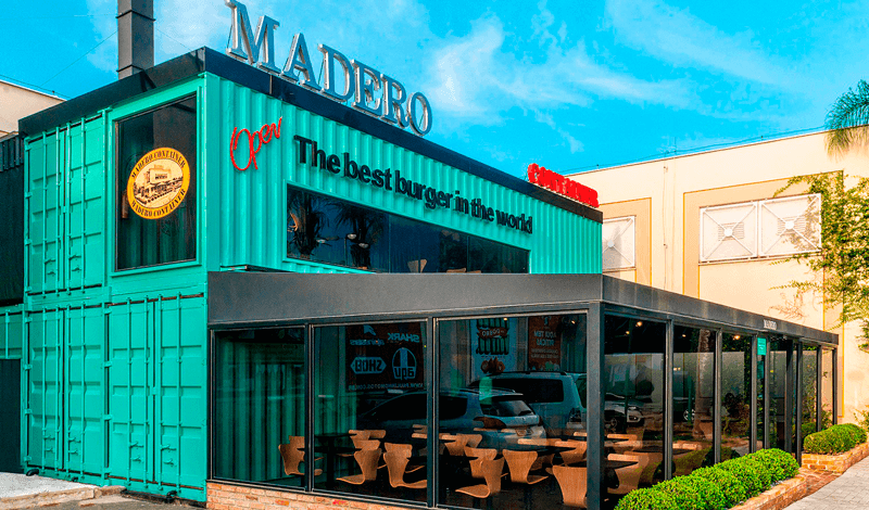 Modelo de restaurante container