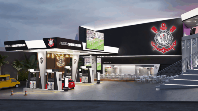 Corinthians inaugura posto de combustível em Itaquera