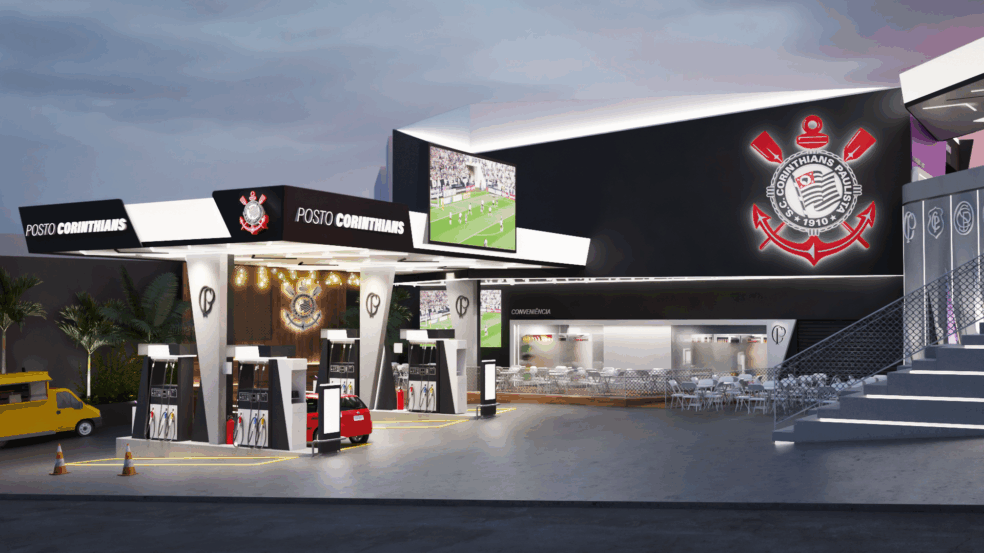 Corinthians inaugura posto de combustível em Itaquera