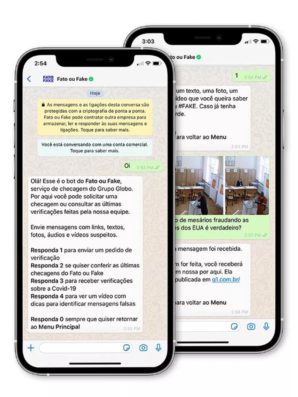 Representação do funcionamento da ferramenta para WhatsApp do Fato ou Fake
