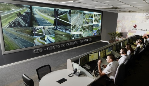 Cabine de segurança de tráfego