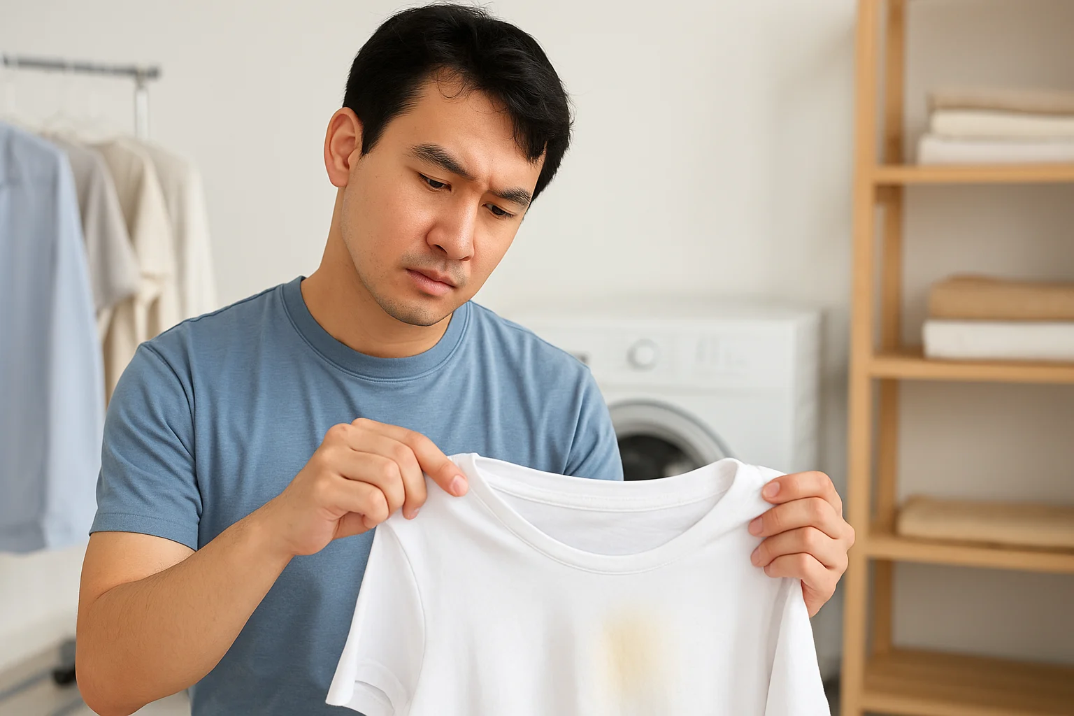 2 ingredientes que tiram mancha amarelada de roupas sem cloro