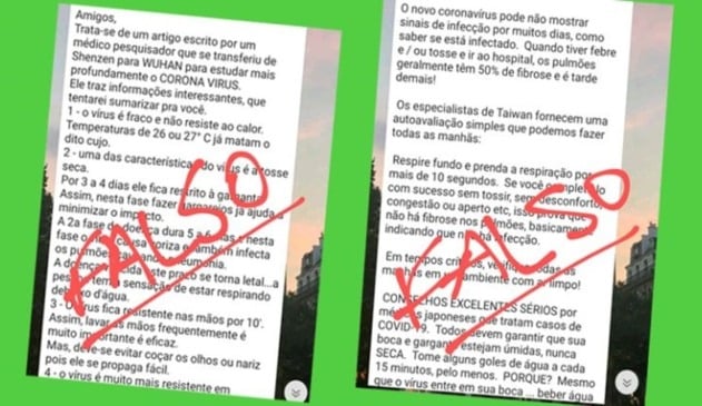 Mensagens falsas que circulam pela internet causam pânico na população (Foto: Reprodução/Jornal USP)