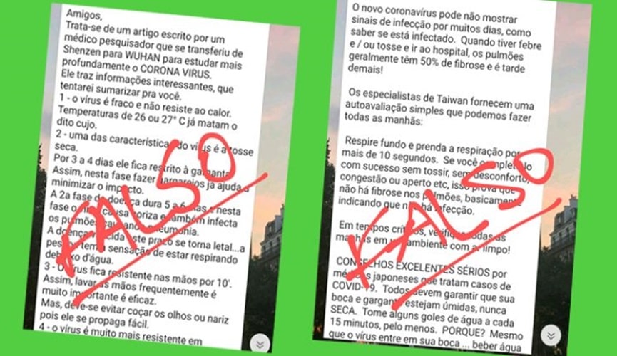 Mensagens falsas que circulam pela internet causam pânico na população (Foto: Reprodução/Jornal USP)