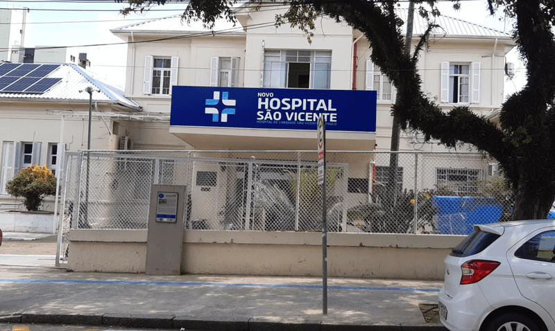 Fachada do Hospital São Vicente Fachada do Hospital São Vicente
