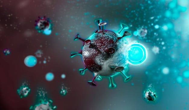 Desenho gráfico do coronavírus