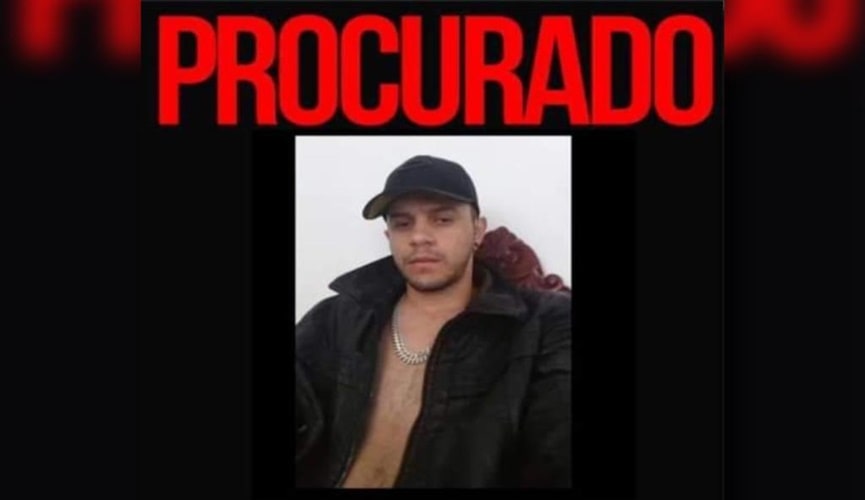Cartaz de procurado com foto de rapaz