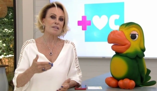 Ana Maria Braga ao lado do Louro José