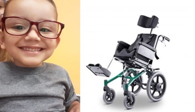 Mãe de criança com paralisia cerebral faz vaquinha online para comprar cadeira de rodas adaptada