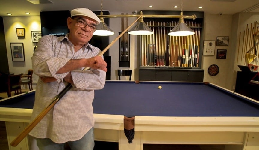 Morre Rui Chapéu, ícone da sinuca Brasileira