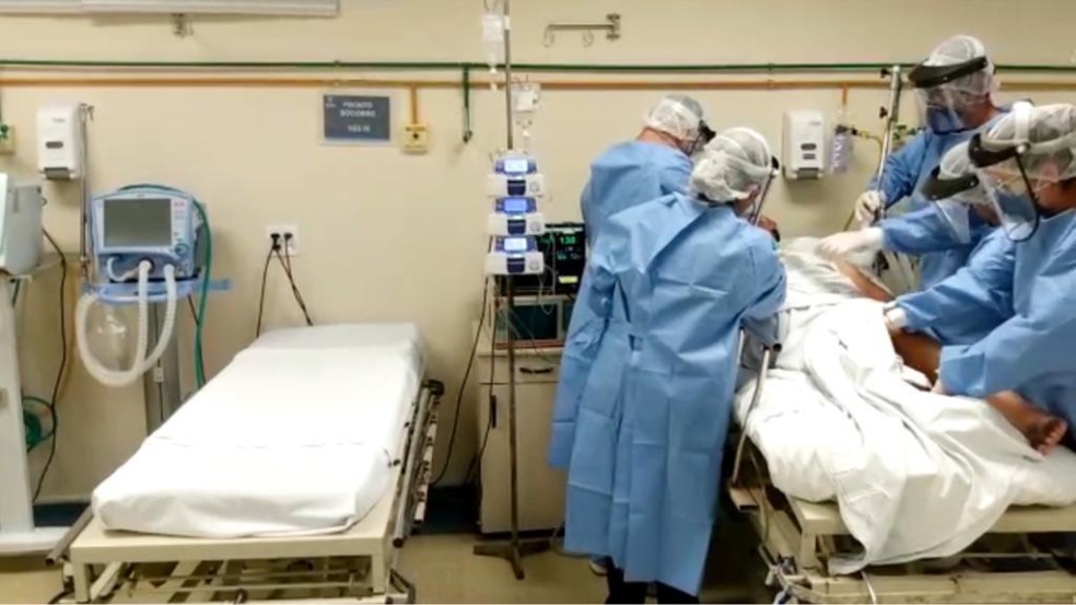 Foto de atendimento hospitalar