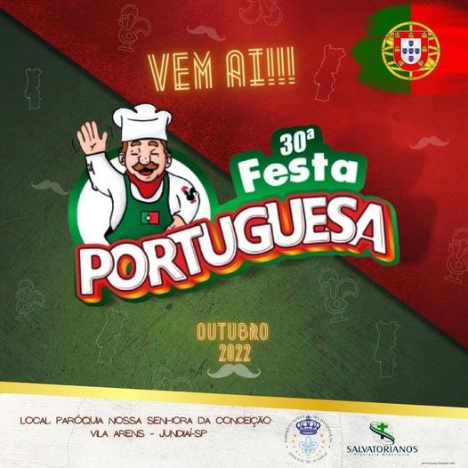Anúncio de Festa Portuguesa em Jundiaí