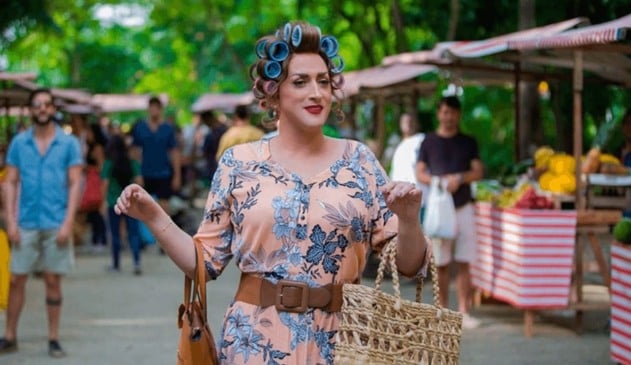 Dona Hermínia em feira