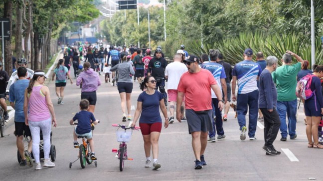 3ª Mobilidade Saudável 'invade' a avenida 9 de Julho, em Jundiaí, neste domingo (12)