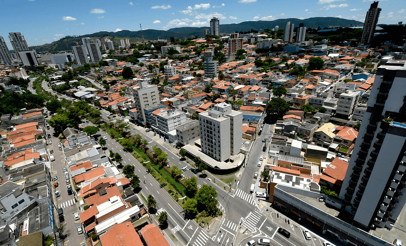 Foto paranômica de Jundiaí