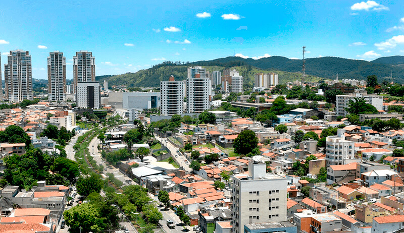 Vista panorâmica de Jundiaí