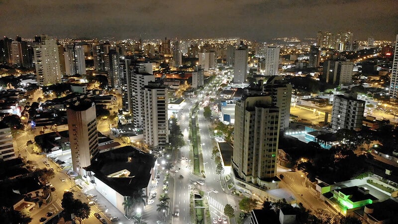 Imagem aérea de Jundiaí