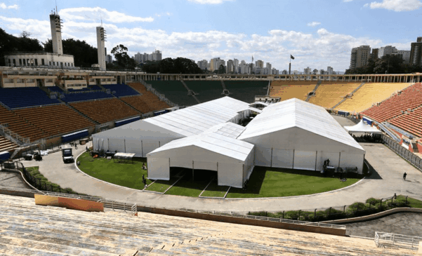 Hospital de campanha do Pacaembu