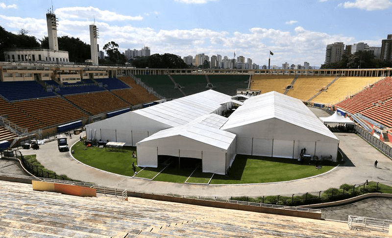 Hospital de campanha do Pacaembu