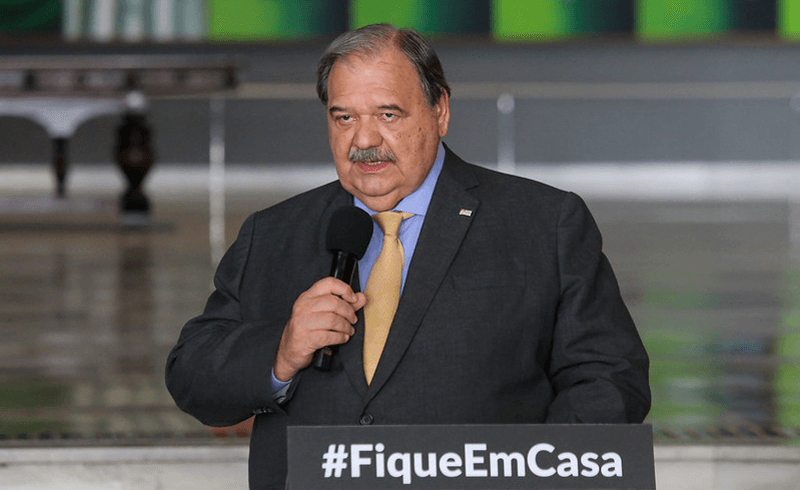 José Henrique Germann em coletiva de imprensa