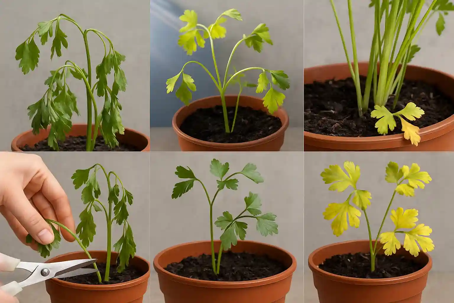 5 erros que fazem a salsa murchar rápido e perder o sabor