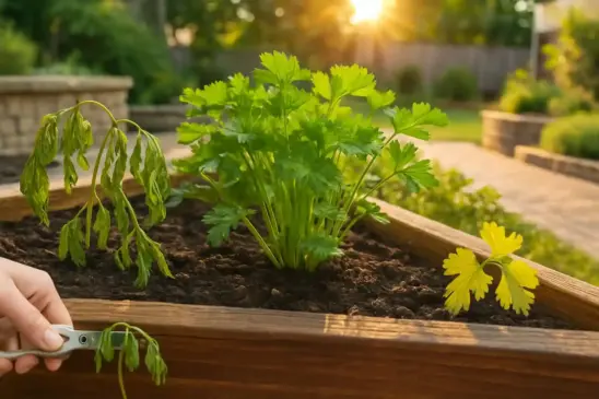 5 erros que fazem a salsa murchar rápido e perder o sabor