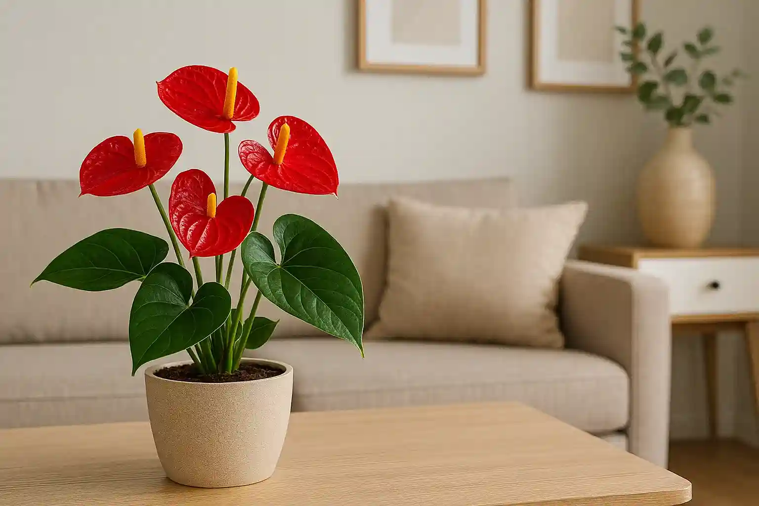 6 dicas para deixar o antúrio com flores vibrantes o ano todo