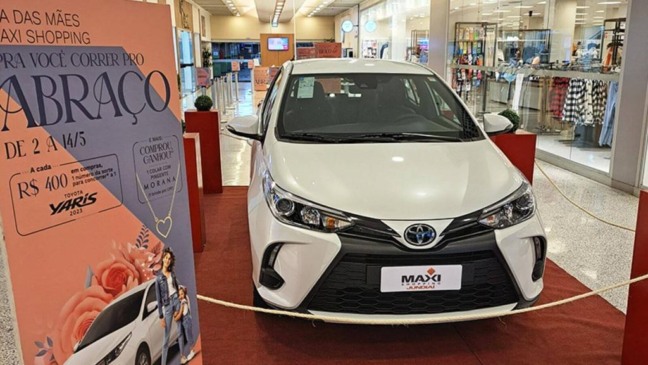Carro sorteado no Maxi Shopping Jundiaí