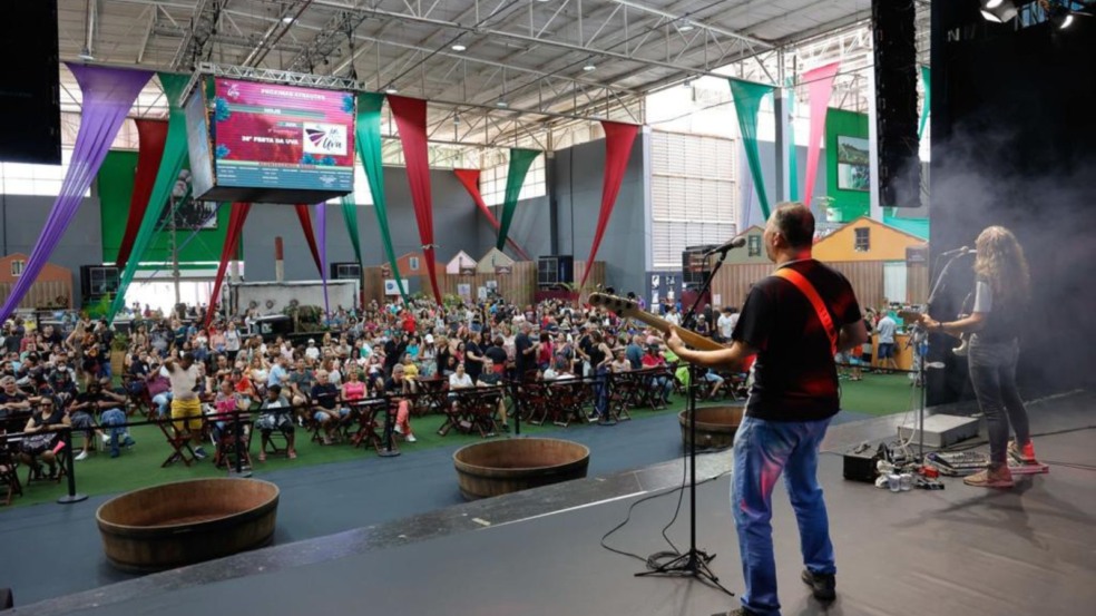 Festa da Uva recebe mais de 60 mil visitantes no segundo final de semana Festa da Uva recebe mais de 60 mil visitantes no segundo final de semana