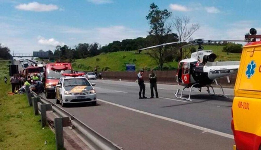 Trânsito interditado para resgate