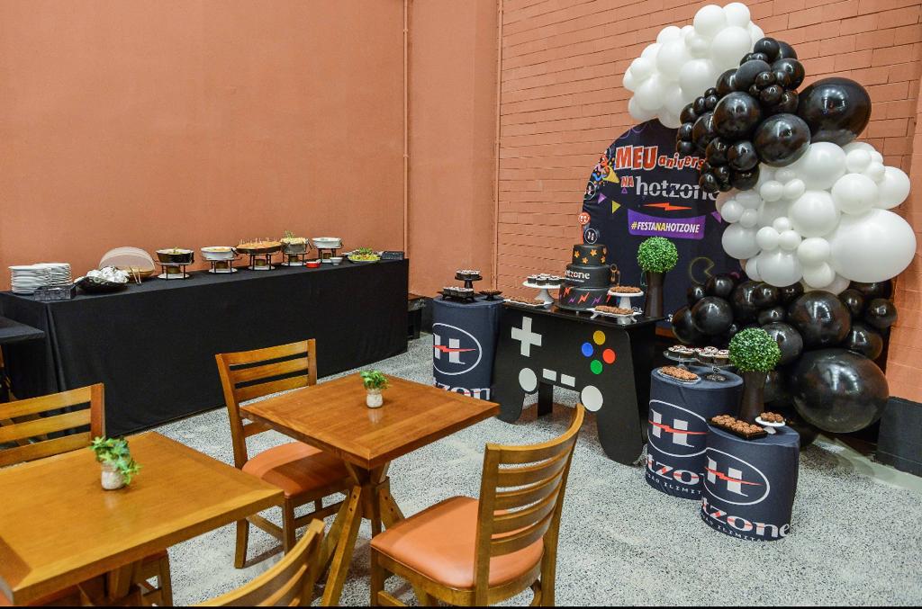 Espaço de festas na HotZone no JundiaíShopping