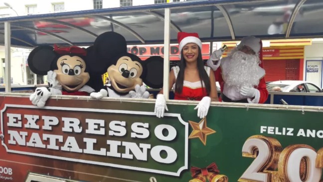 Expresso Natalino da CDL e Sincomercio continua visitando bairros de Jundiaí