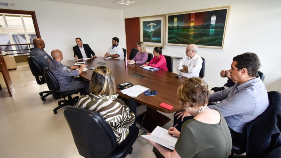 Reunião na Prefeitura de Jundiaí