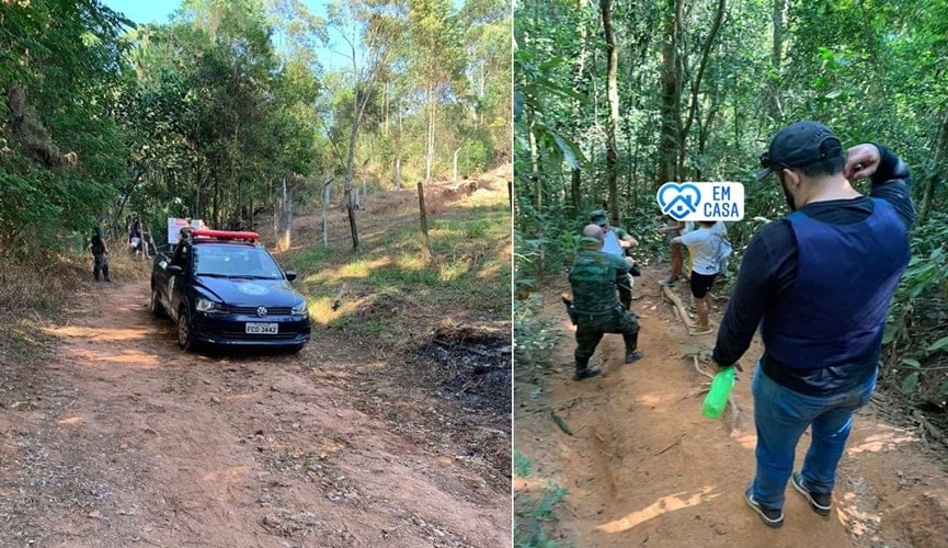 Foto de guardas fazendo abordagens Foto de guardas fazendo abordagens