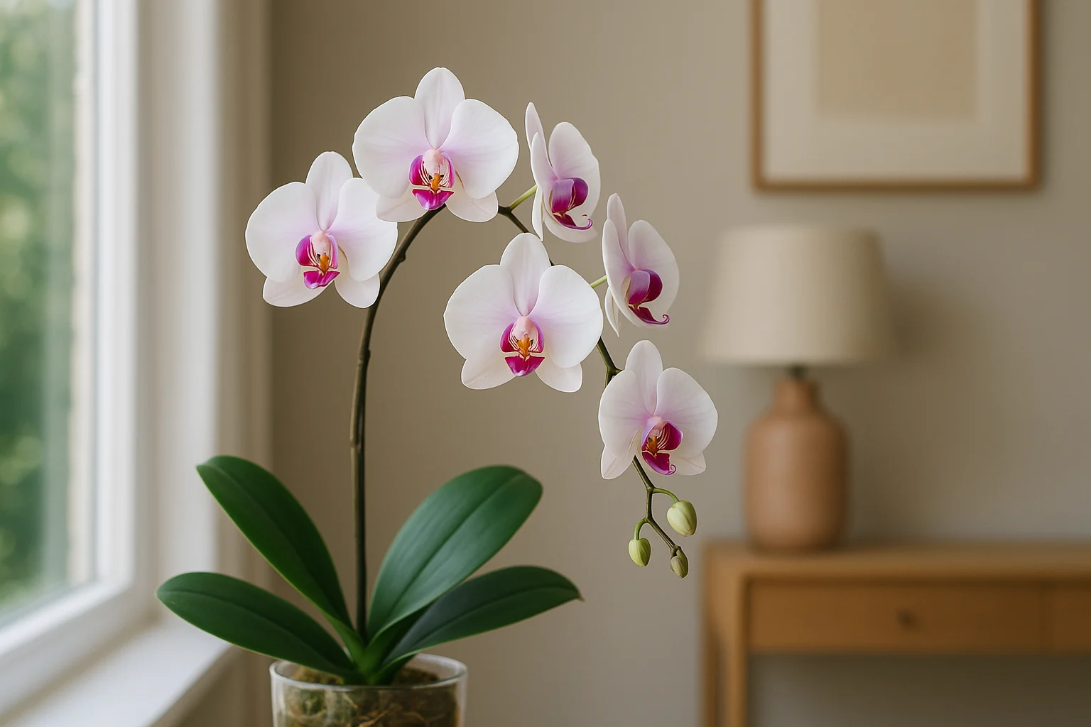A orquídea phalaenopsis é a escolha perfeita para iniciantes