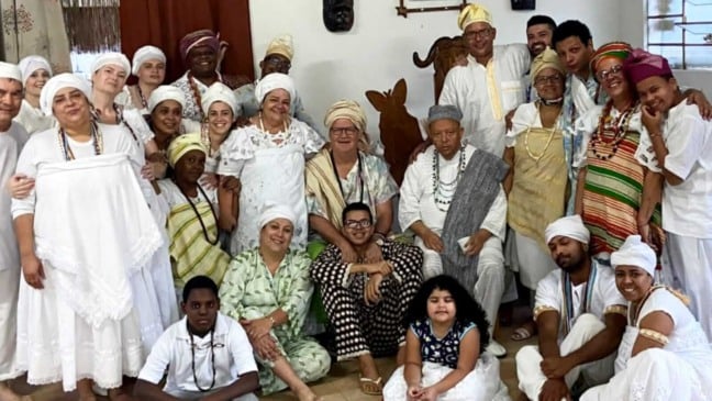 Integrantes de Terreiro de Candomblé de Jundiaí