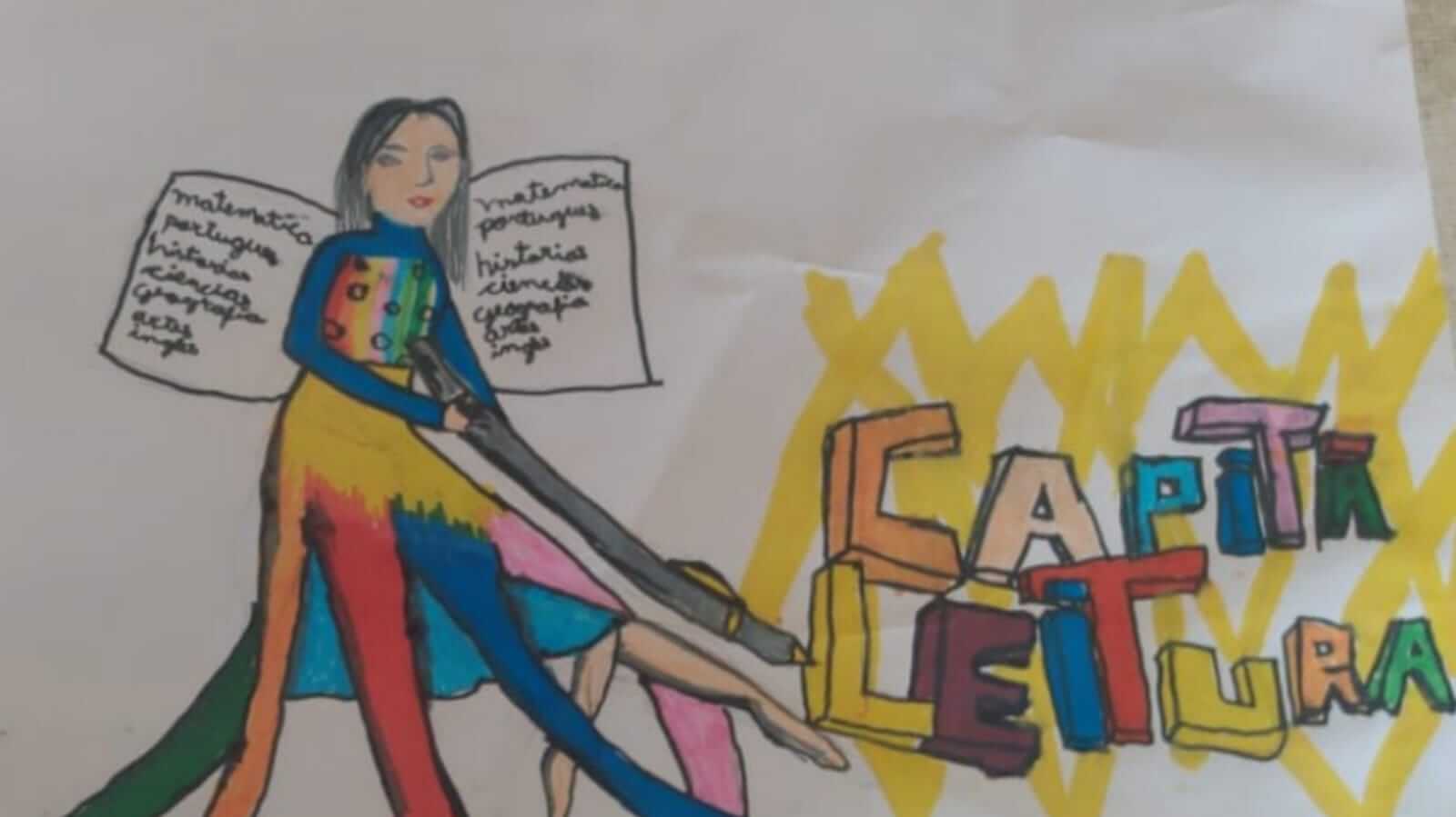 Desenho de super-heroína