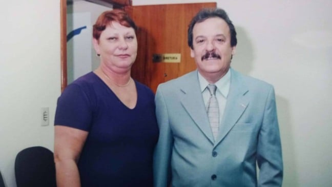 Umberto Fioravantti e mulher