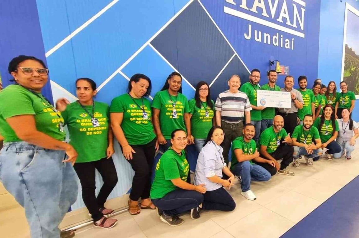APAE de Jundiaí recebe doação de R$ 19 mil da Havan pela campanha Troco Solidário