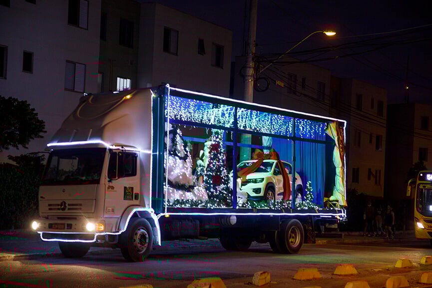 Caminhão encantado da ACE. (Foto: Divulgação)