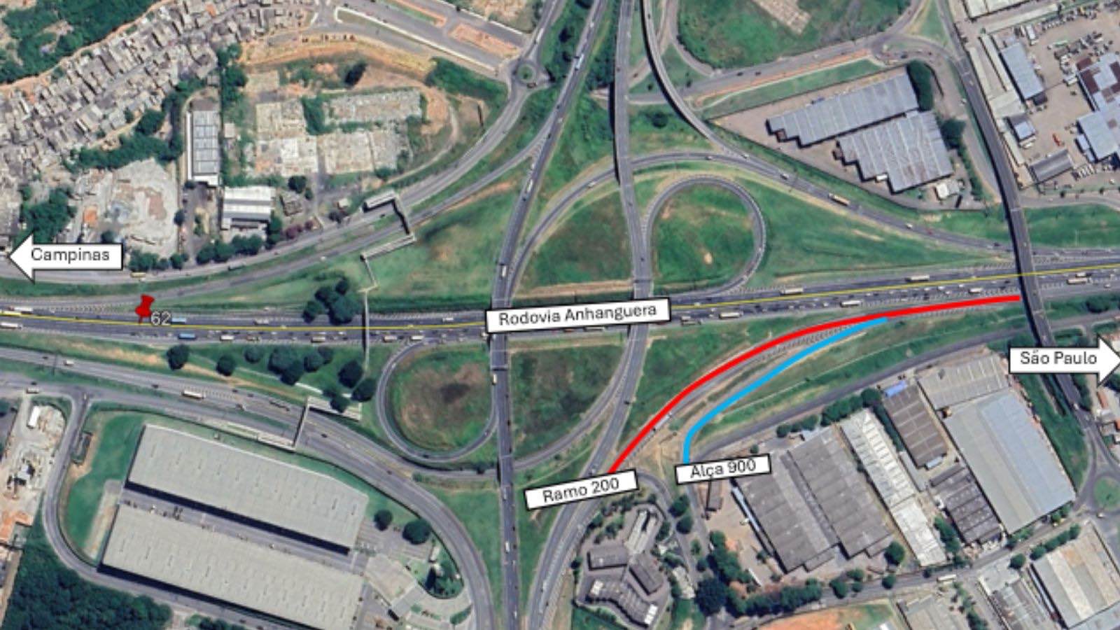 Obras na Rodovia dos Bandeirantes