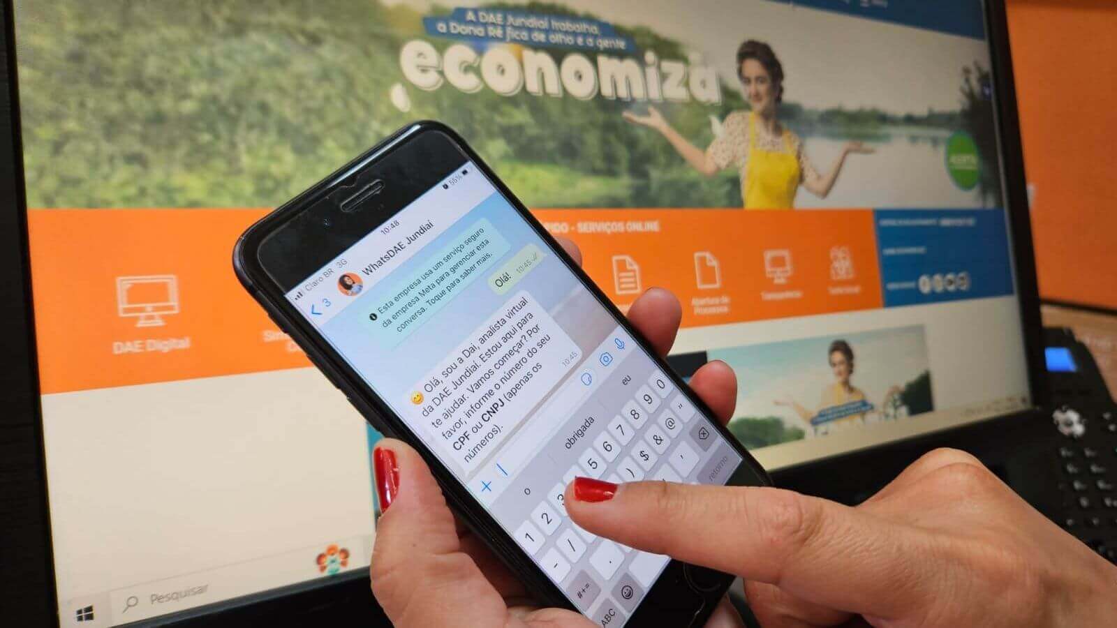 Agora você pode falar com a DAE Jundiaí pelo WhatsApp
