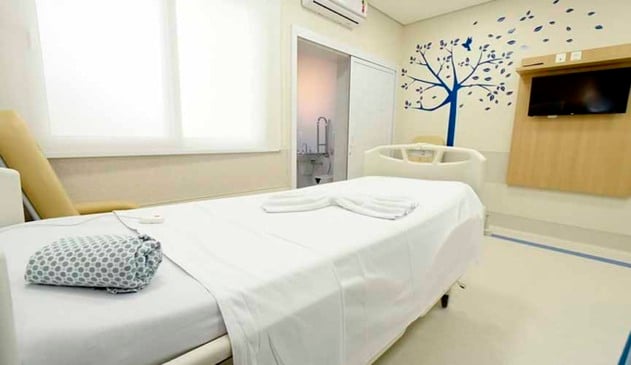 Ala feminina do Hospital São Vicente ganha mais 8 quartos novos