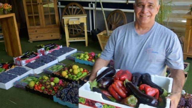 Doação de alimentos da Festa da Uva para o Funss