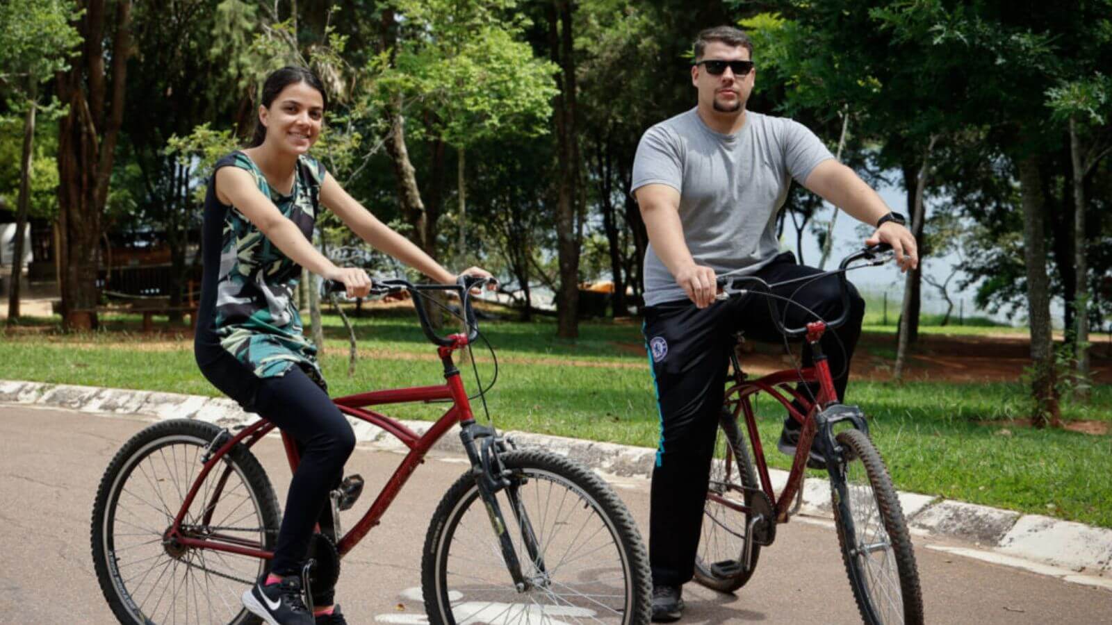 Aluguel de bicicletas no Parque da Cidade de Jundiaí