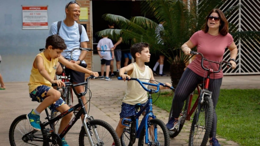 Aluguel de bicicletas no Parque da Cidade de Jundiaí